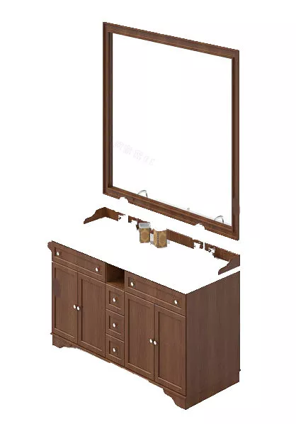 Sink Cersanit 3d model