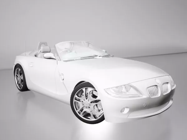 Sport Convertible Car 3d model