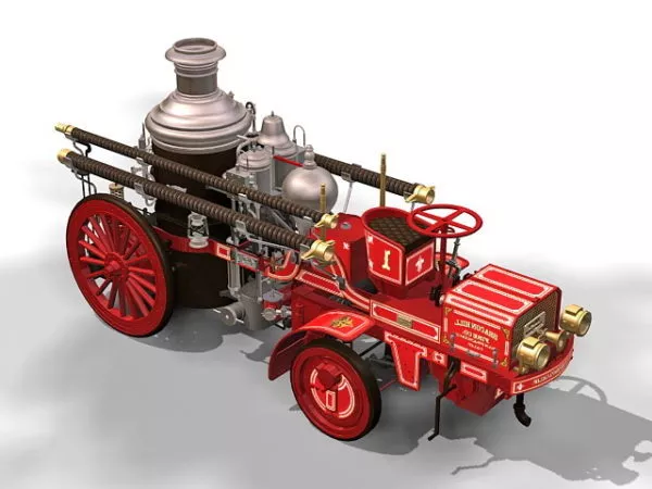 Christie Front-wheel Drive Car 3d model Christie Front-wheel Drive Car 3d model
