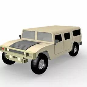 Hummer Humvee Truck 3d model