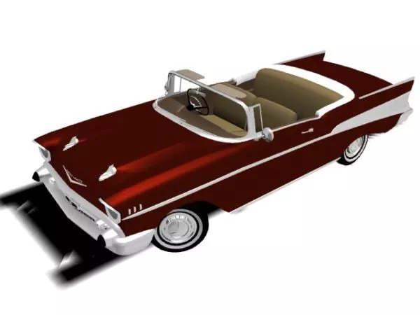 Chevrolet Classic Convertible 3d model Chevrolet Classic Convertible 3d model