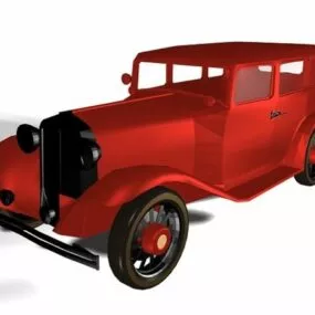 Old Classic Car 3d model