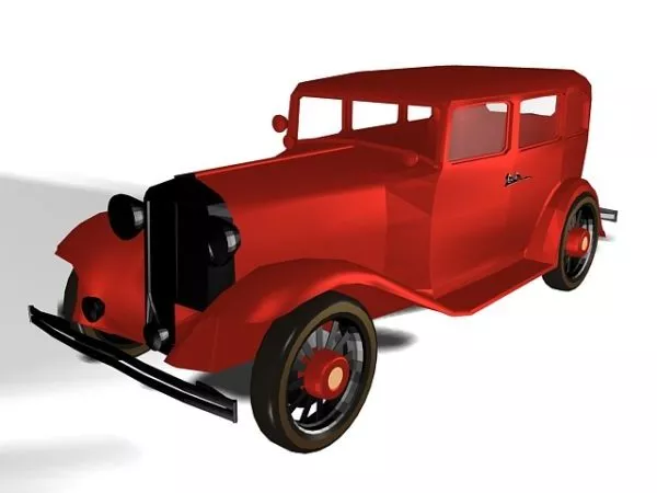 Old Classic Car 3d model Old Classic Car 3d model
