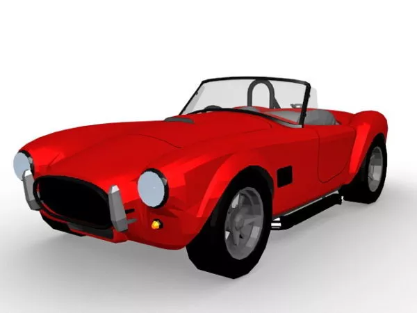 Vintage Roadster 3d model Vintage Roadster 3d model