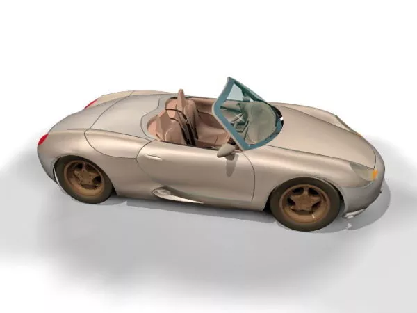 1993 Porsche Boxster Concept 3d model 1993 Porsche Boxster Concept 3d model