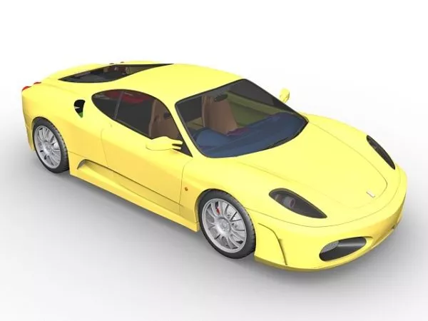 Ferrari F430 Scuderia 3d model Ferrari F430 Scuderia 3d model