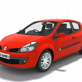 Renault Supermini Car 3d model