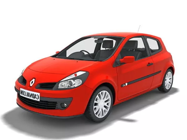 Renault Supermini Car 3d model Renault Supermini Car 3d model