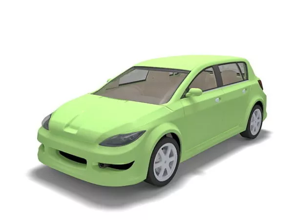 Golf Class Car 3d model Golf Class Car 3d model
