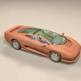 Jaguar Xj220 3d model