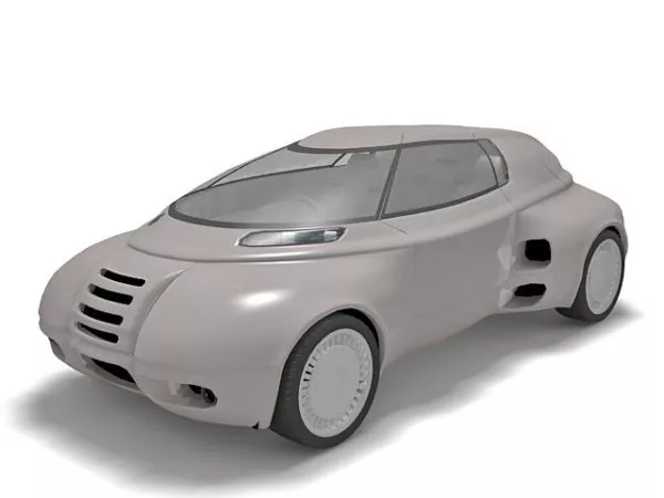Futuristic Car 3d model Futuristic Car 3d model