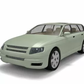 Combi Car Station Wagon 3d model