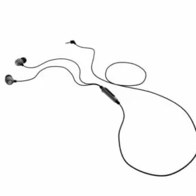 Mobile Phone Headset 3d model