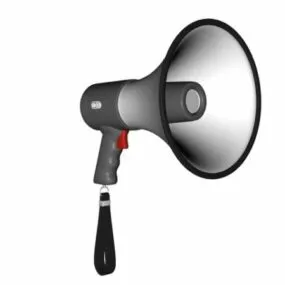 Handheld Loudspeaker 3d model