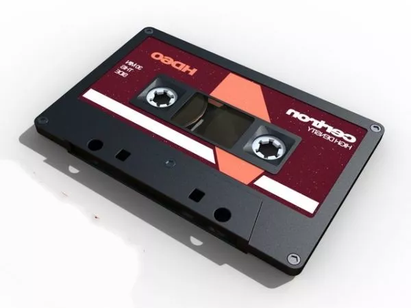 Audio Cassette Tape 3d model Audio Cassette Tape 3d model
