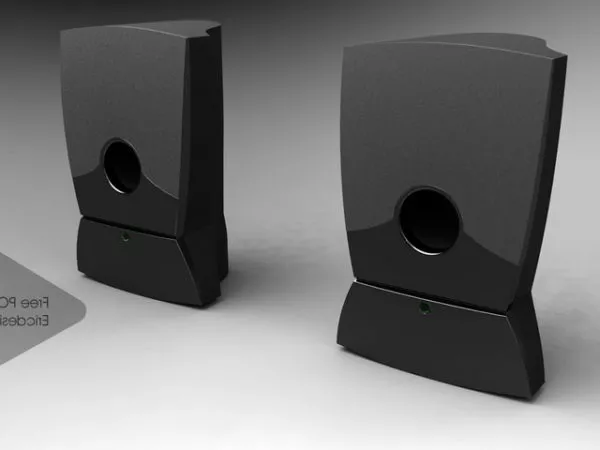 Audio Speaker Modern Shape 3d model