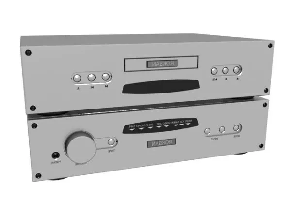 Audio Power Amplifier Device 3d model