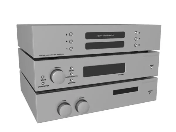 Consonance High-end Home Audio System 3d model Consonance High-end Home Audio System 3d model