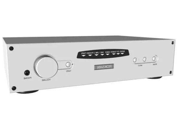 Roksan Audio Integrated Amplifier 3d model Roksan Audio Integrated Amplifier 3d model