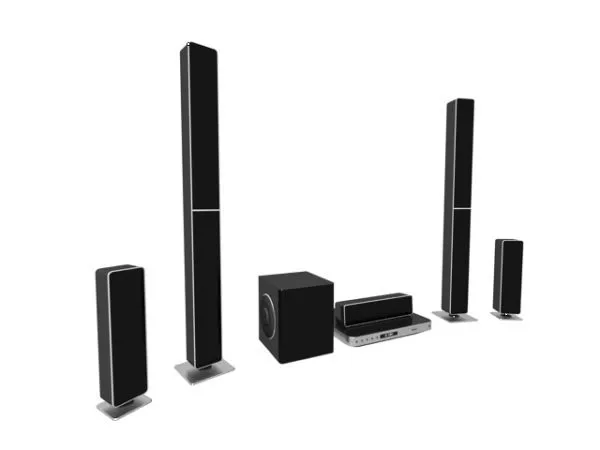 5.1 Home Theater System 3d model 5.1 Home Theater System 3d model