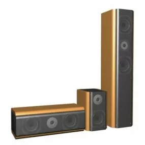 3.1 Speakers 3d model