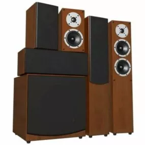 5.1-channel Surround Sound System 3d model