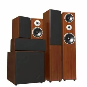 5.1 Surround Sound System 3d model