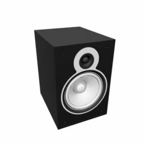 Passive Bookshelf Speaker 3d model