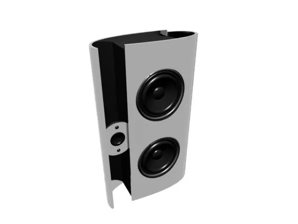 Flat Panel Loudspeaker 3d model Flat Panel Loudspeaker 3d model