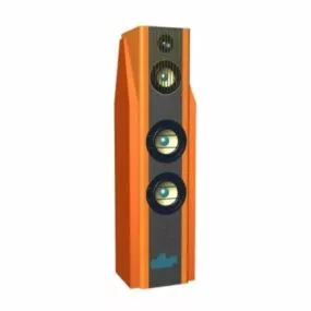Three-way Speaker System 3d model