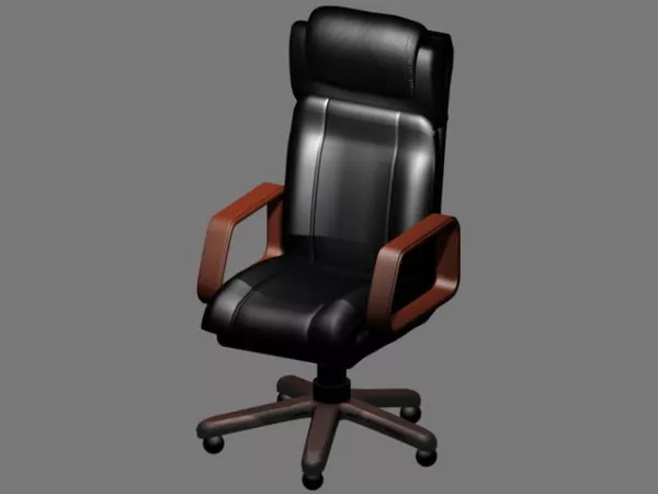 Executive Chair With Headrest 3d model Executive Chair With Headrest 3d model