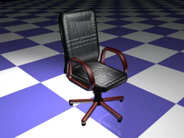 Executive Leather Office Chair 3d model Executive Leather Office Chair 3d model