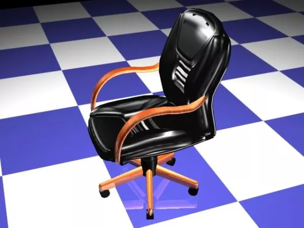 Leather Executive Chair 3d model Leather Executive Chair 3d model