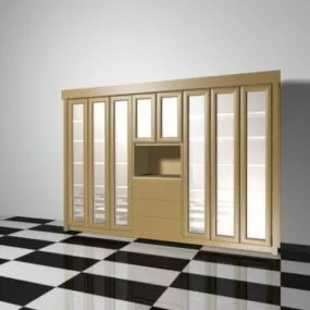 Office Display Cabinets 3d model