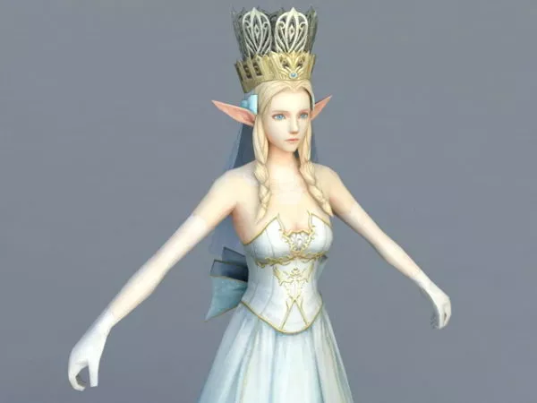 Elf Queen 3d model Elf Queen 3d model