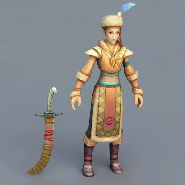 Medieval Persian Warrior 3d model Medieval Persian Warrior 3d model