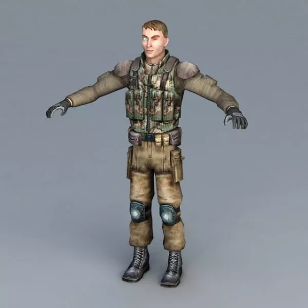 Stalker Character 3d model Stalker Character 3d model