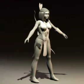 Ancient Mayan Woman 3d model