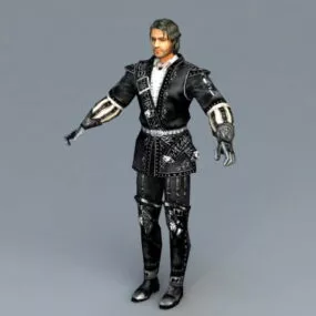 Medieval Spanish Captain 3d model