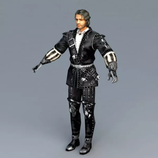 Medieval Spanish Captain 3d model Medieval Spanish Captain 3d model