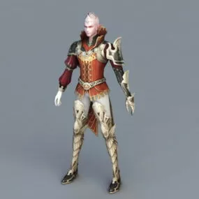 Male Elf Wizard 3d model