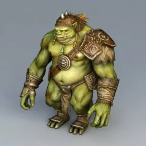 Fat Pig Orc 3d model