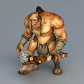 Cyclops Warrior Concept 3d model