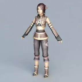Young Mage Apprentice 3d model