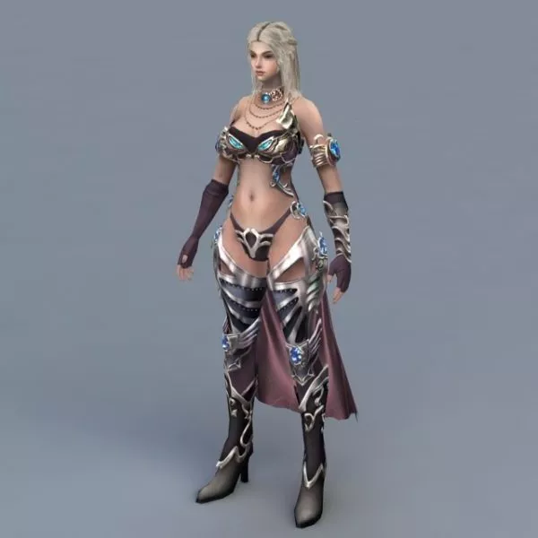 Athena Hair 3d model