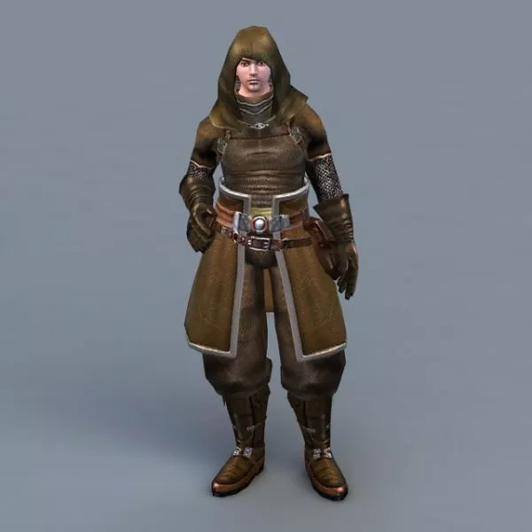 Crow Assassin 3d model
