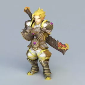 Dragon Nest Warrior Barnak 3d model