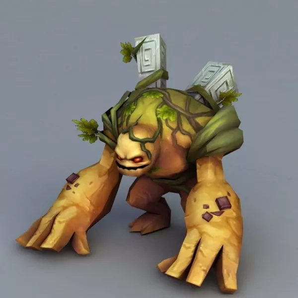 Land Monster 3d model Land Monster 3d model