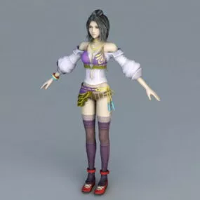 Ff13 Lebreau 3d model