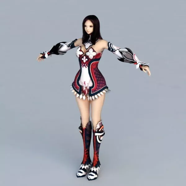 Beautiful Cgi Girl 3d model Beautiful Cgi Girl 3d model
